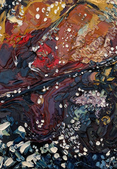 Fizzlin'
5x7 inches, oil on wood