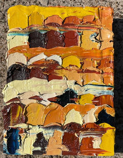 Mom! The Tv is acting up again!
5x7 inches, oil on wood