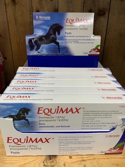 Equimax Dewormer Paste (Apple Flavor)