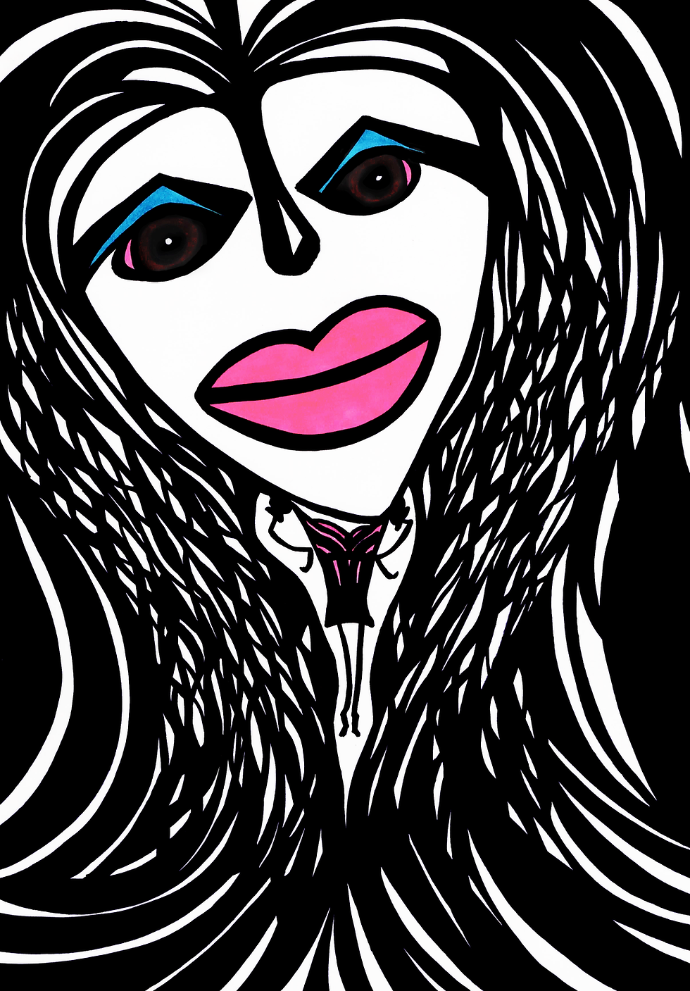 Pout! - Signed Fine Art Giclée Print - A4