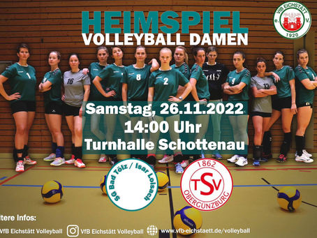 Heimspiel der Volleyballerinnen