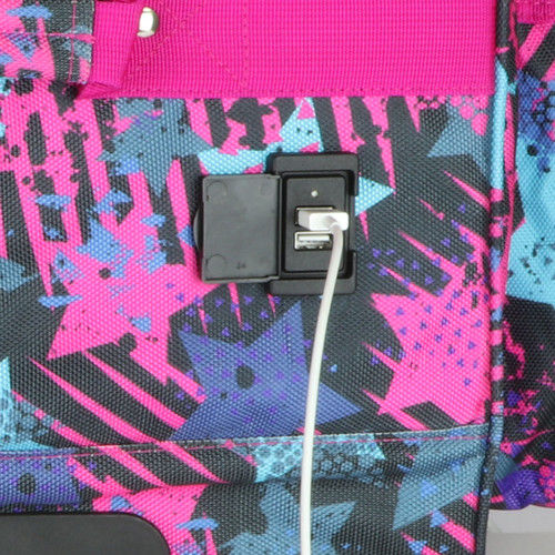 Thumbnail: Medium Black & Turquoise Performance Bag