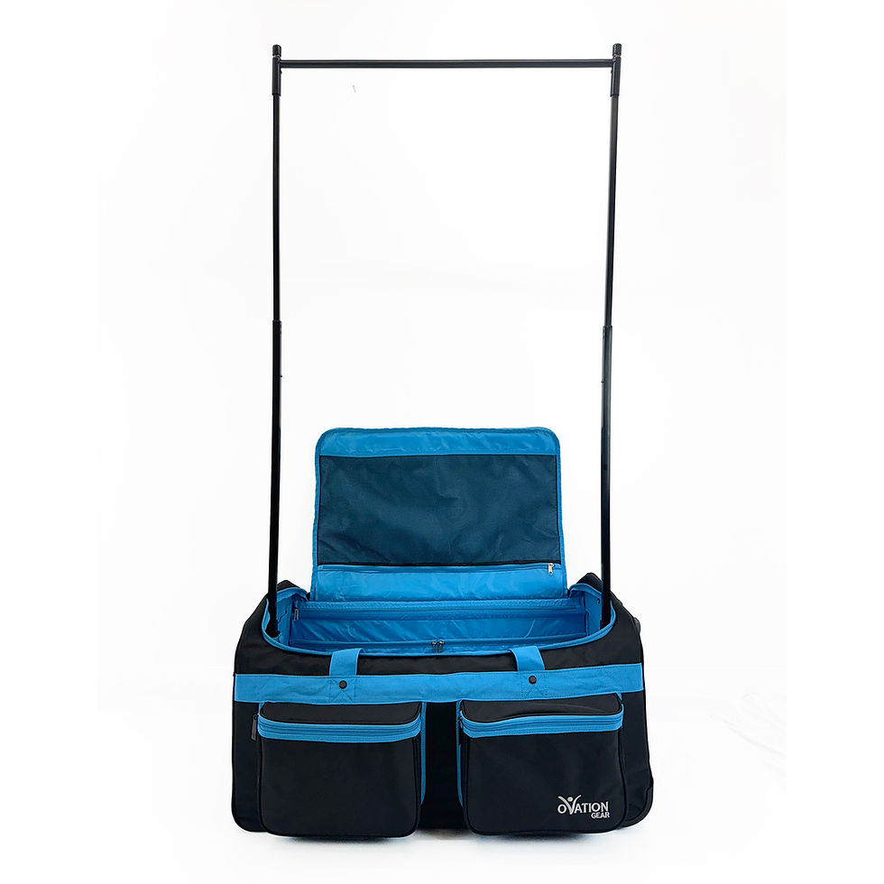 Thumbnail: Black w/ Turquoise Performance Bag - Large