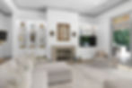Modern Luxury Interior Living Room Custom Homes Parade Home Builder Birmingham, AL