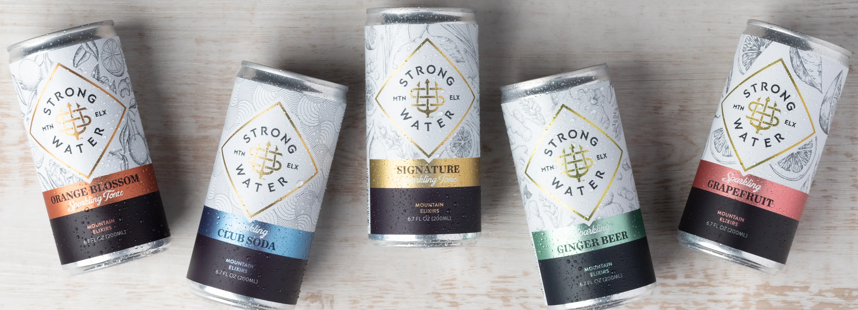 Strong Water canned products
