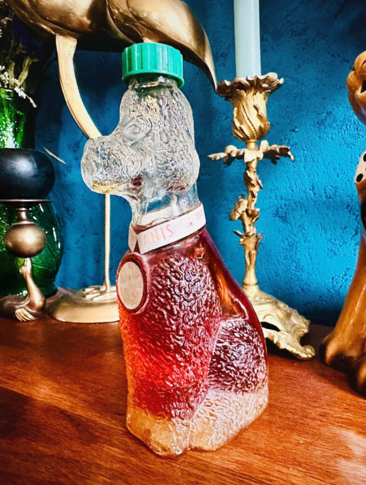 Carafe caniche rétro