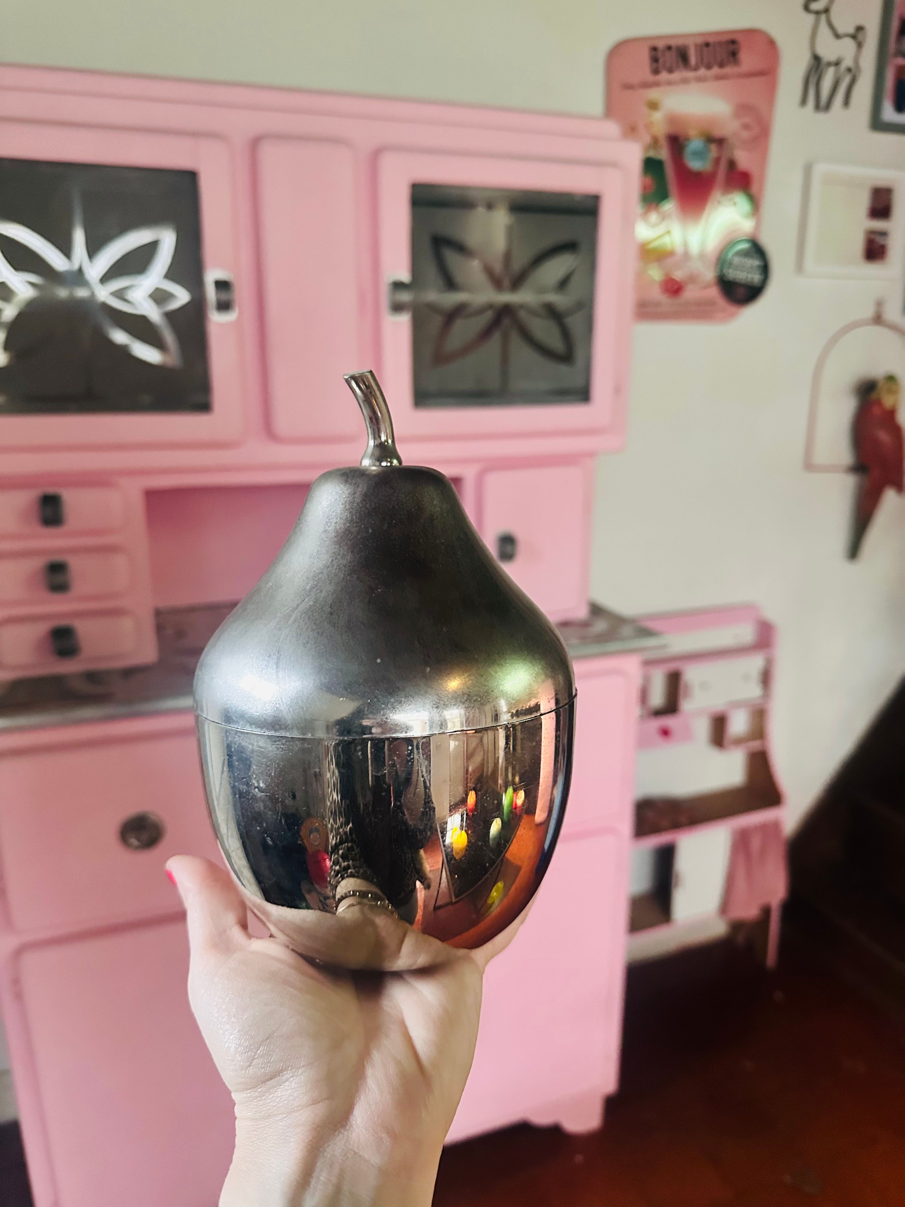 Poire glaçon chromée 70s