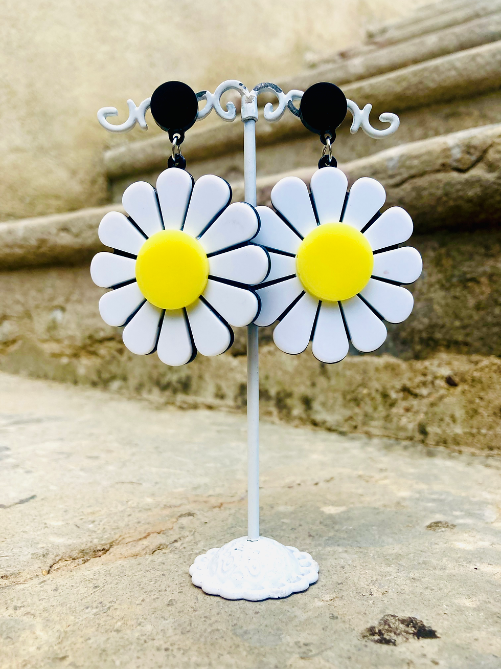 Miniature : Boucles d'oreilles Marguerites 