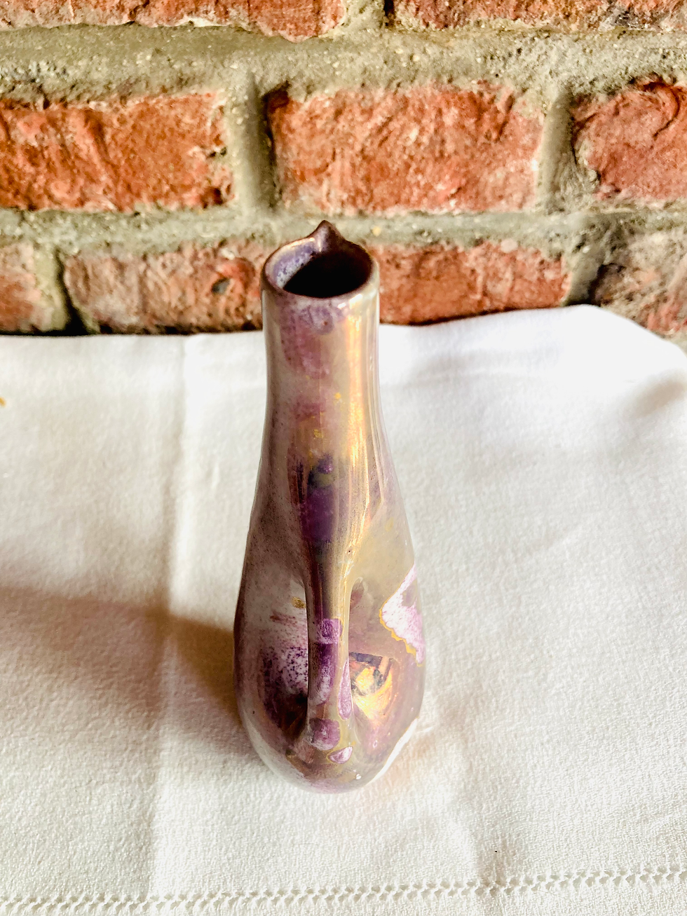 Miniature : Petit vase vintage jolis reflets
