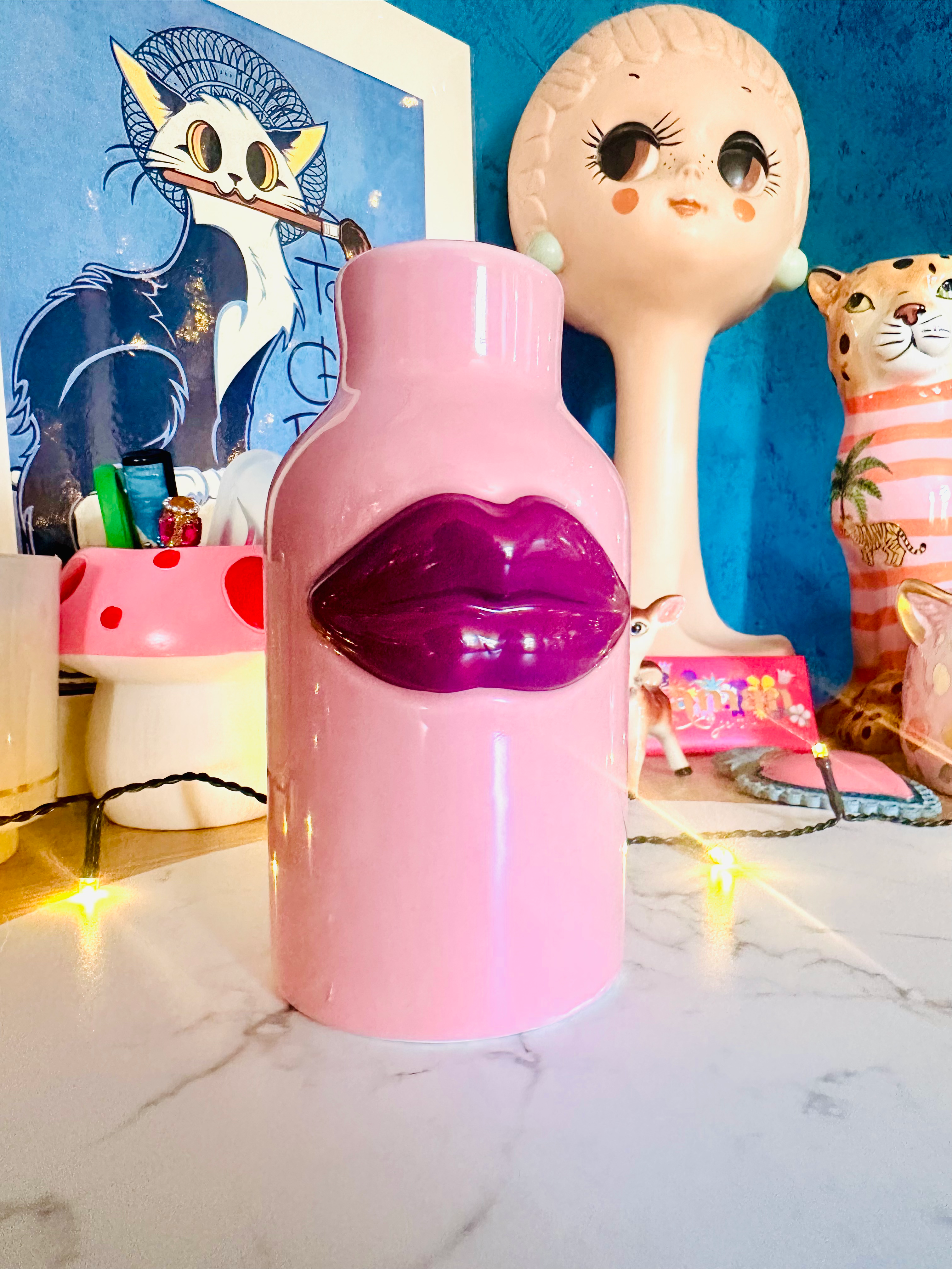 Vase Bisou violet 16cm #2