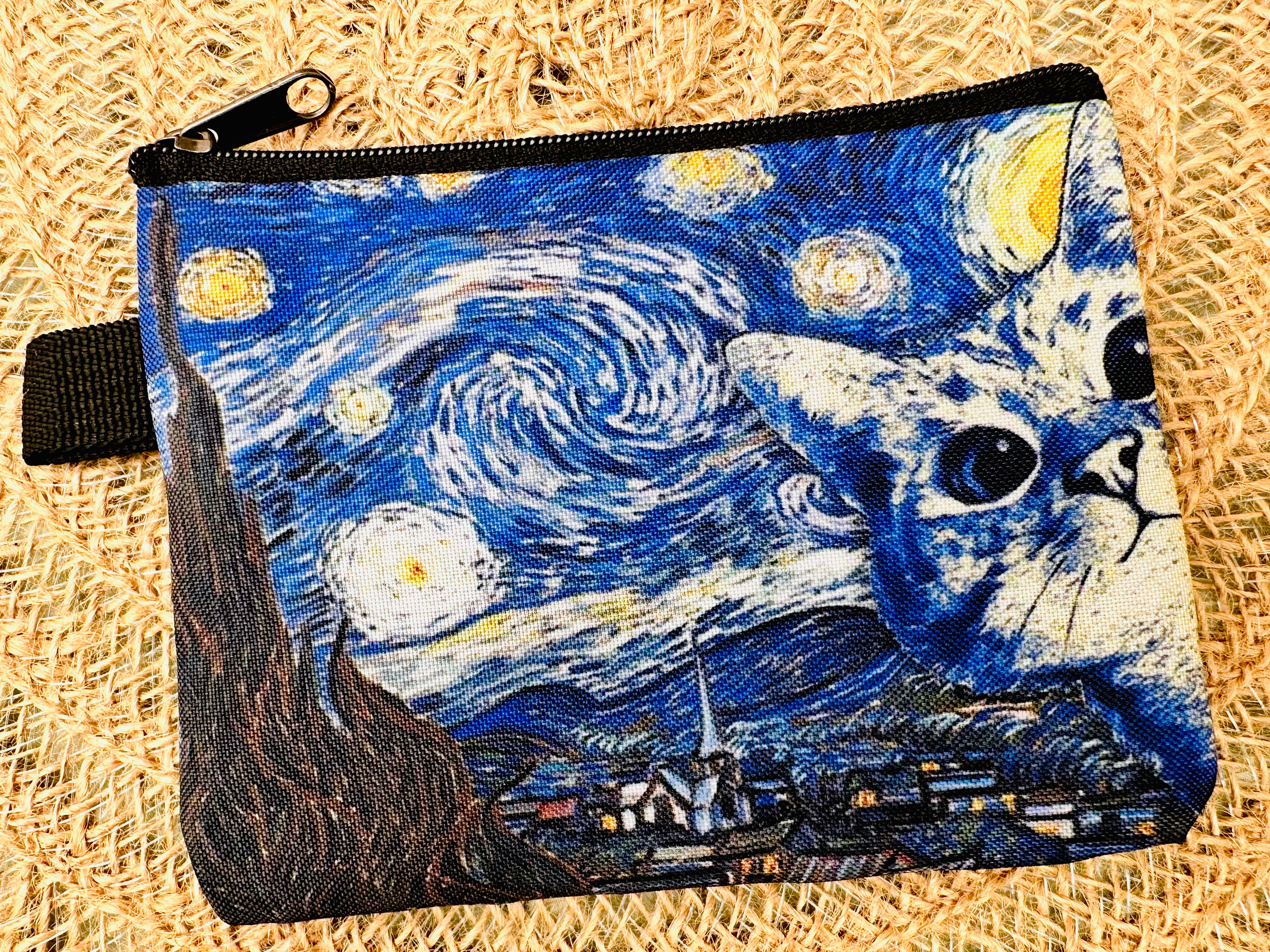 Porte-monnaie Chat étoilé