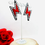 Miniature : Boucles d'oreilles Éclairs Rock