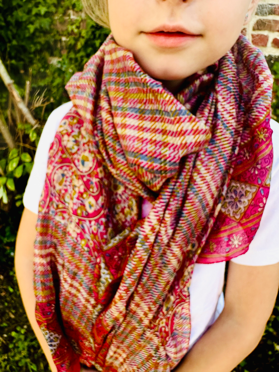 Miniature : Foulard rétro bohème 