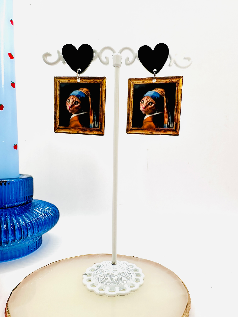 Miniature : Boucles d'oreilles Le jeune chat #2