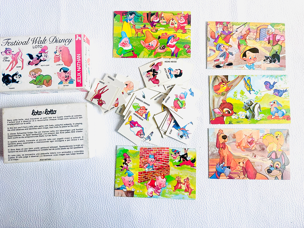 Miniature : Jeu loto Walt Disney 