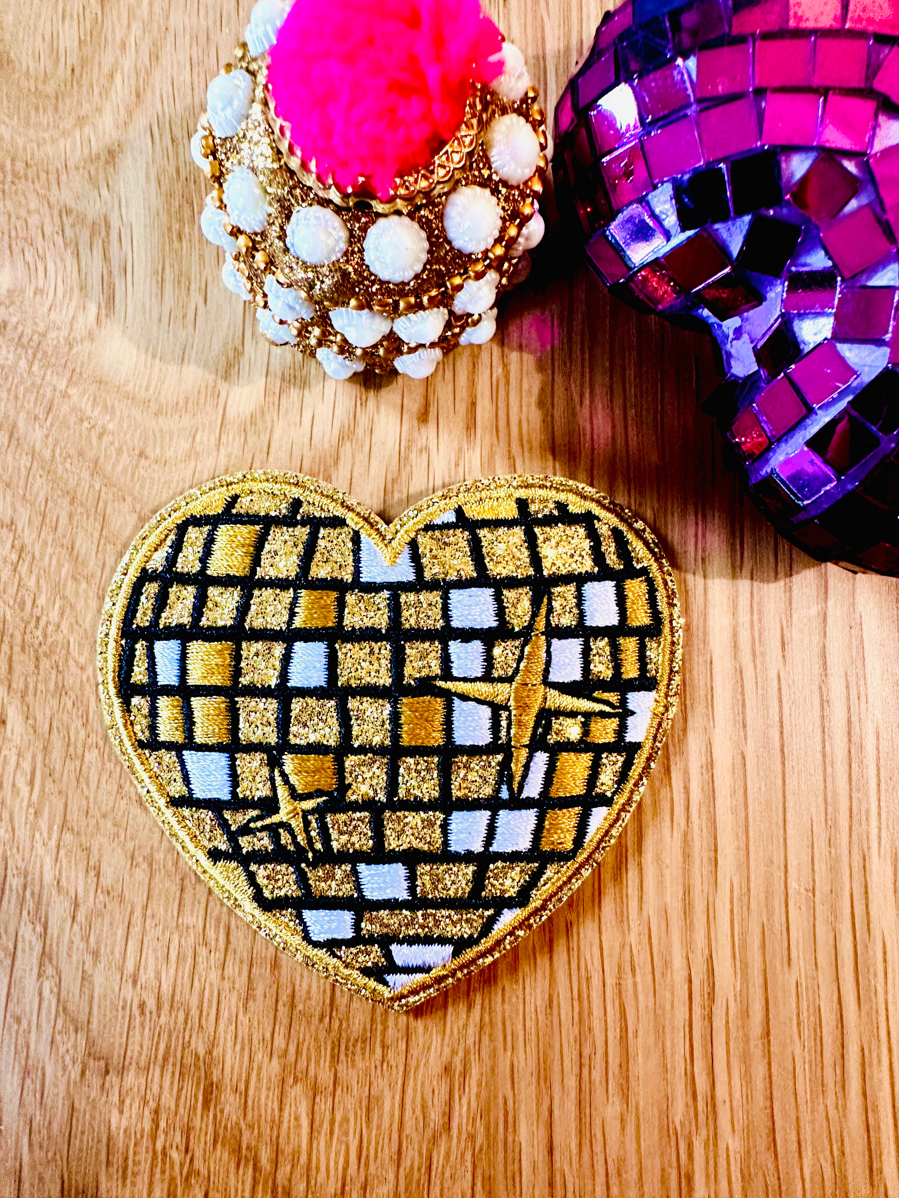Patch Coeur à facette