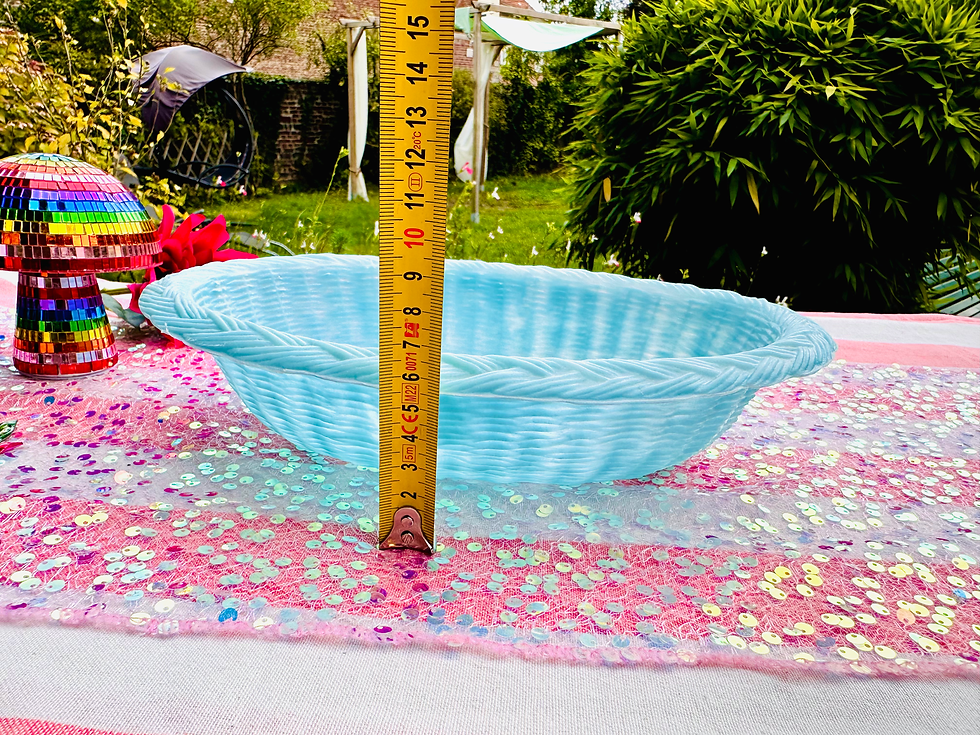 Miniature : Panier corbeille bleu