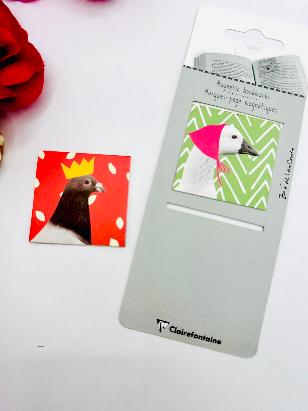Miniature : Marque-pages Oie - Pigeon