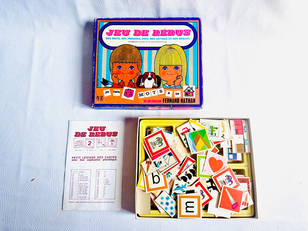 Miniature : Jeu de rébus vintage 