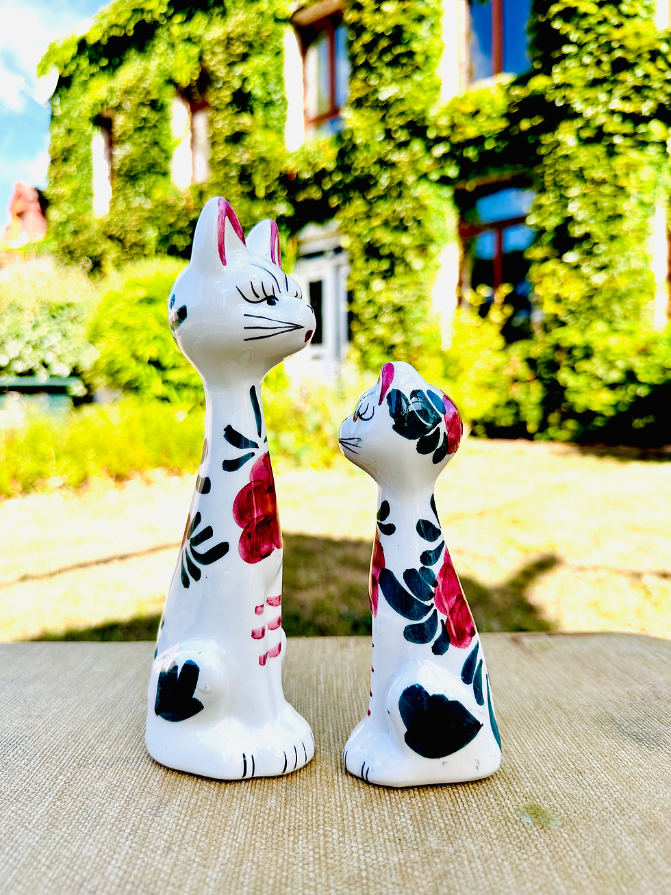Miniature : Duo chats  le kitch qui miaule !