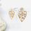 Miniature : Boucles d'oreilles Cœurs asymétriques strass #2