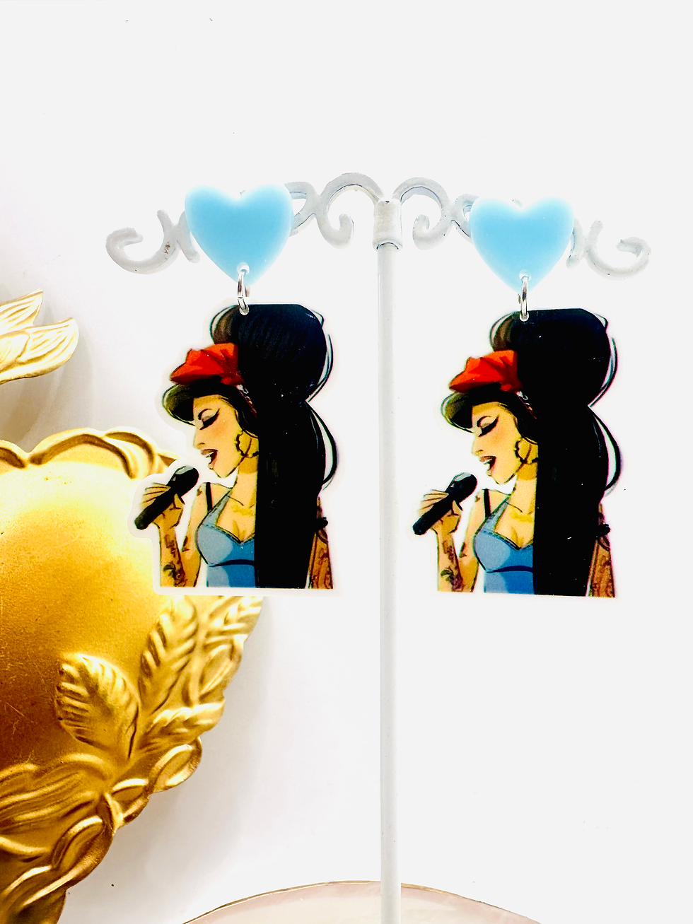 Miniature : Boucles d’oreilles Amy Winehouse