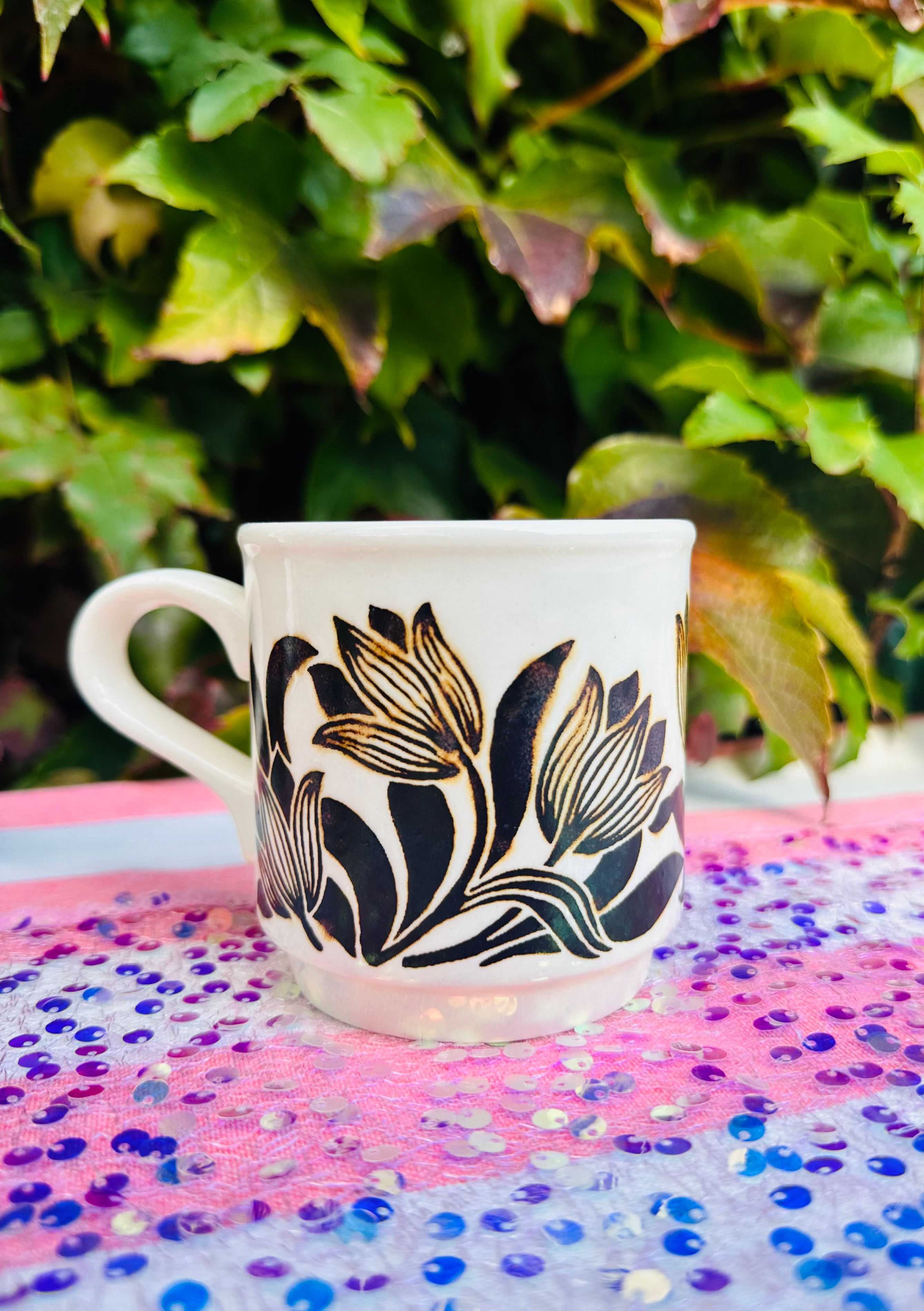 Mug fleurs vintage Biltons