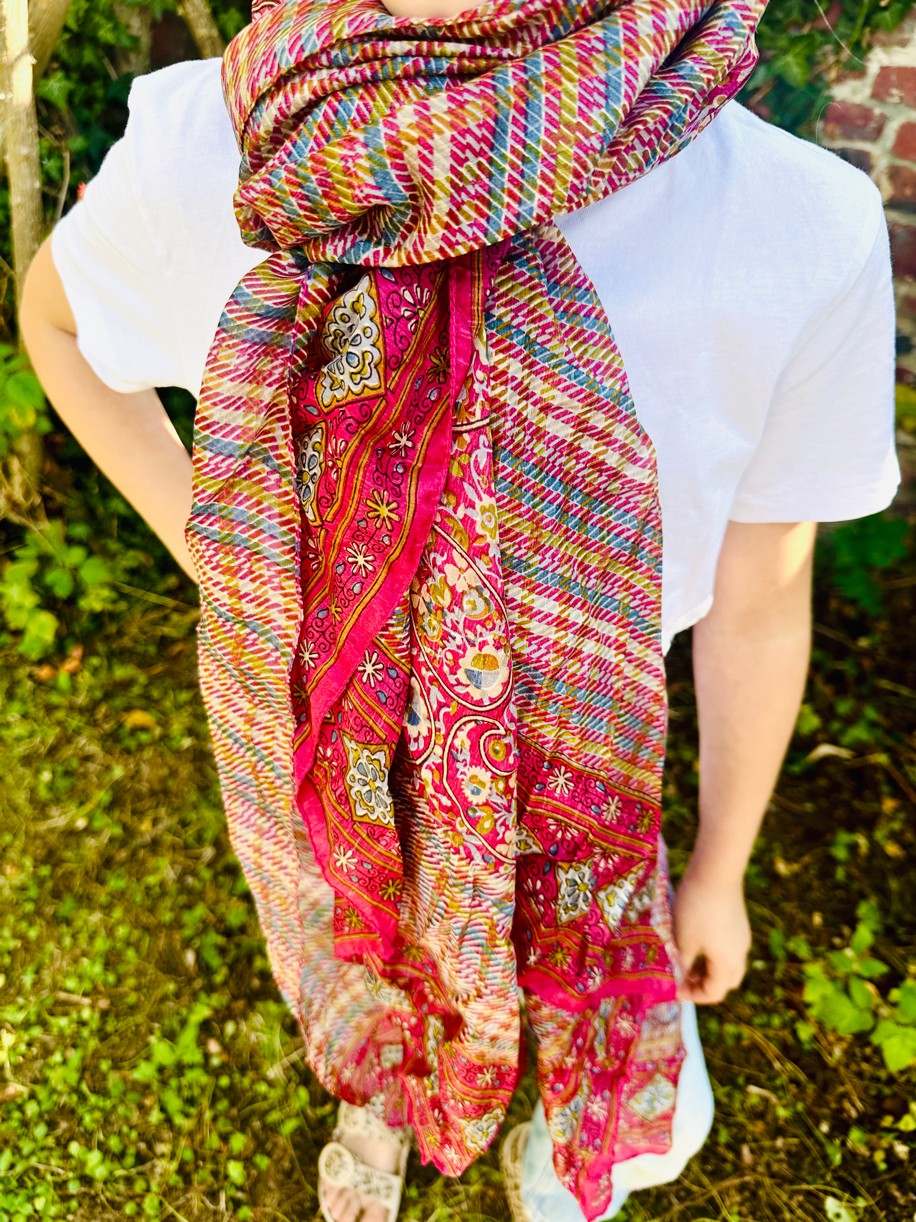 Foulard rétro bohème 