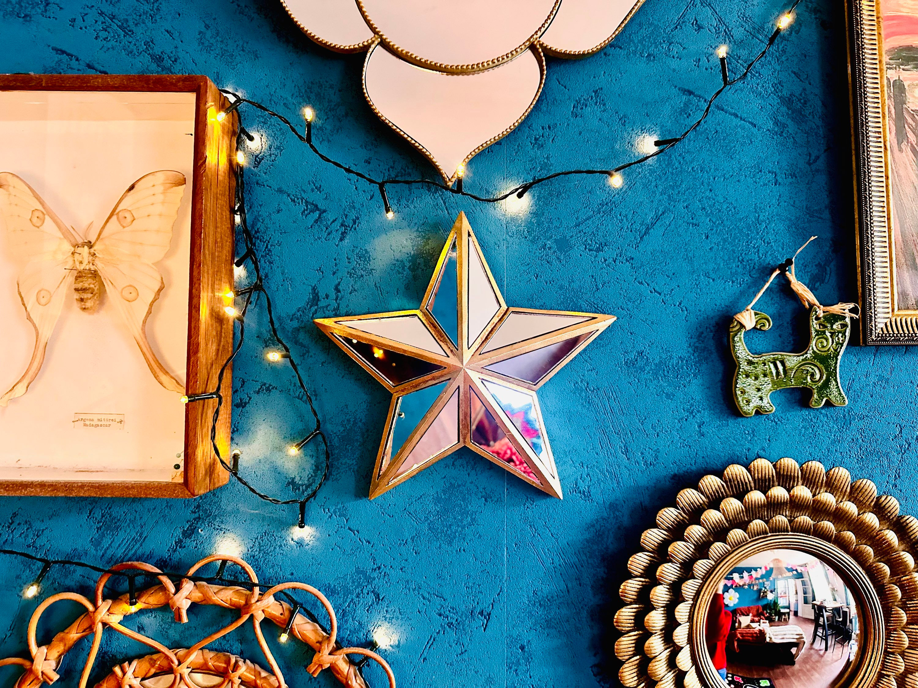 Miroir Étoile dorée 