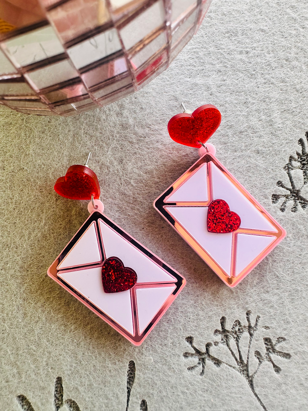 Miniature : Boucles d'oreilles Lettres d’amour #2