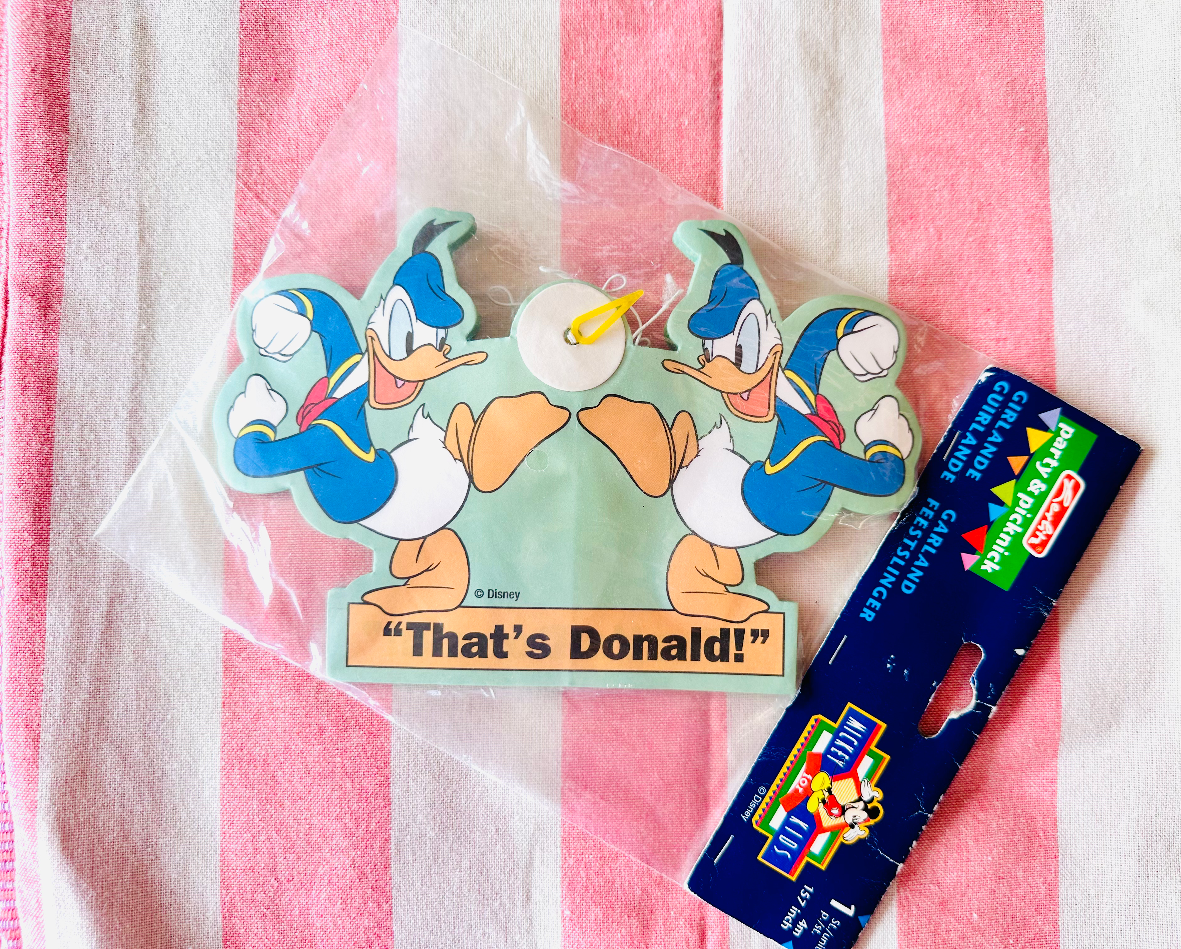 Guirlande Donald vintage