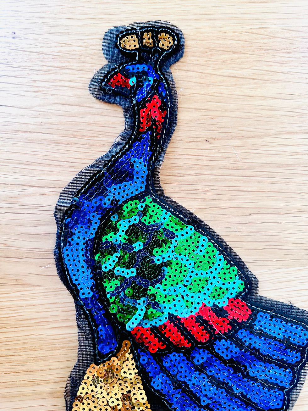 Miniature : Patch XXL Paon H62cm