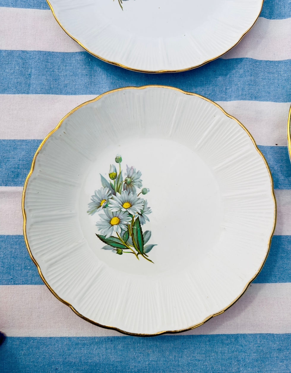 Miniature : Assiettes plates marguerite L’Amandinoise