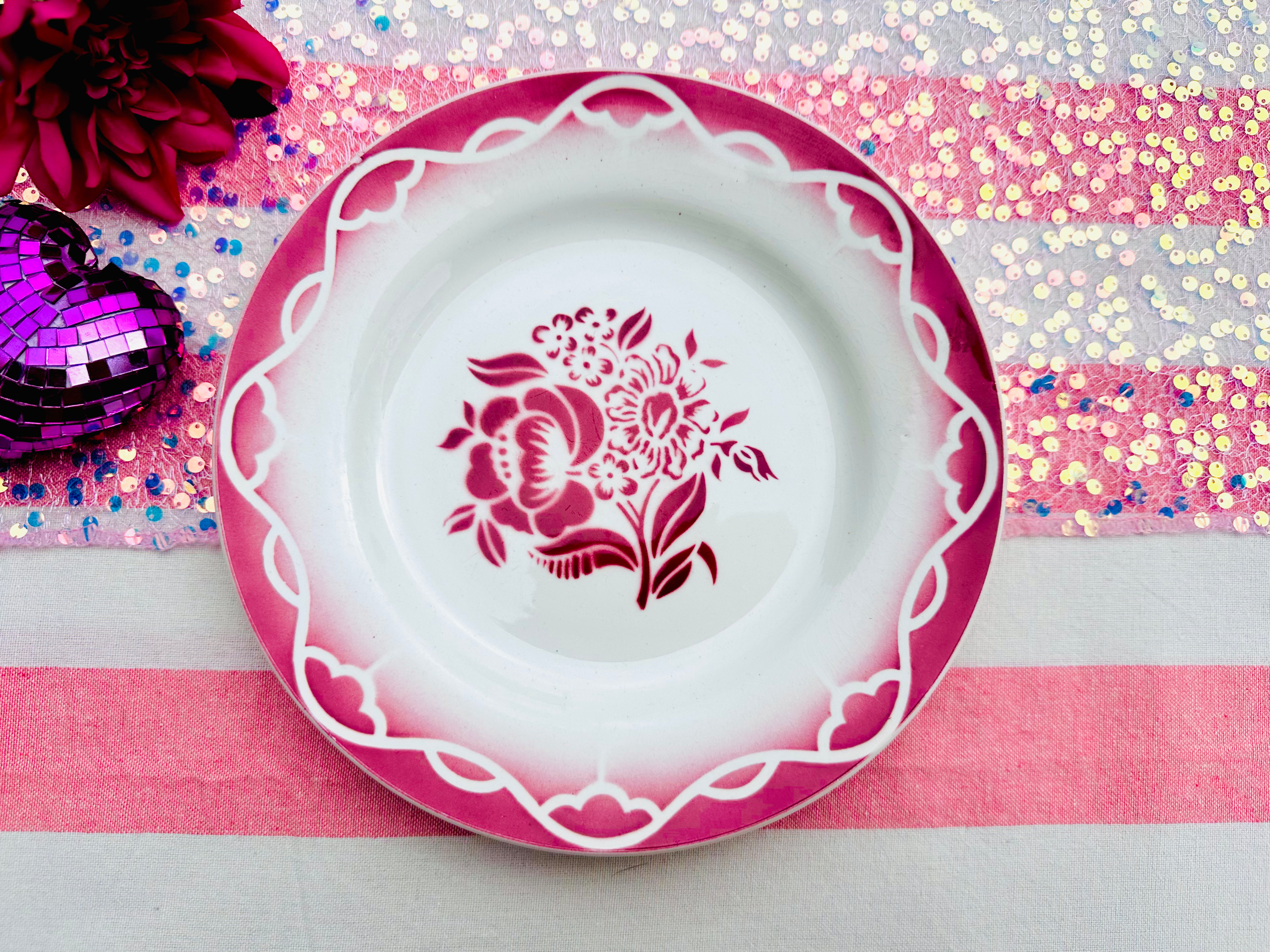 Assiette Digoin sarreguemines Odette #2