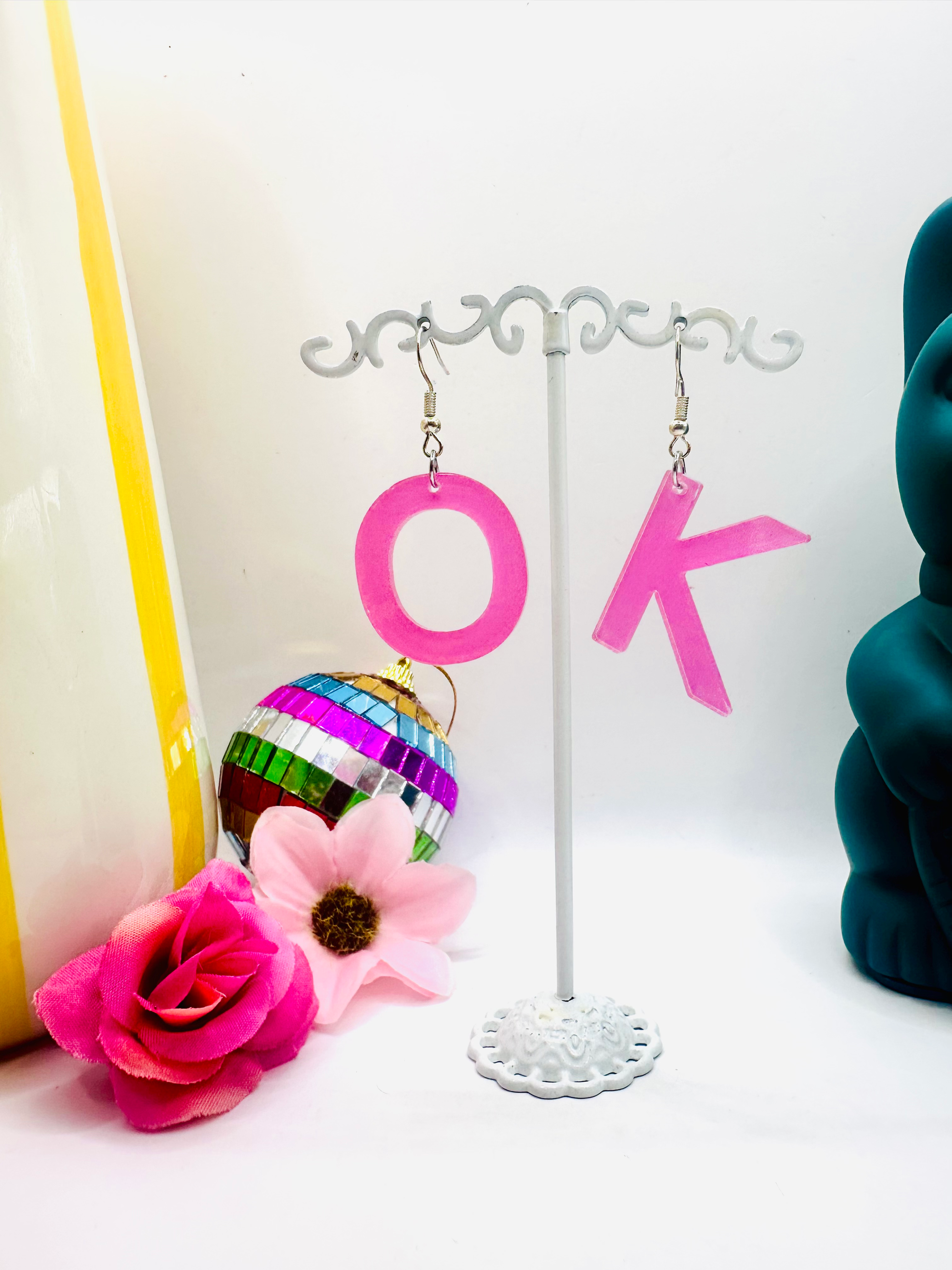 Boucles d’oreilles O.K / K.O
