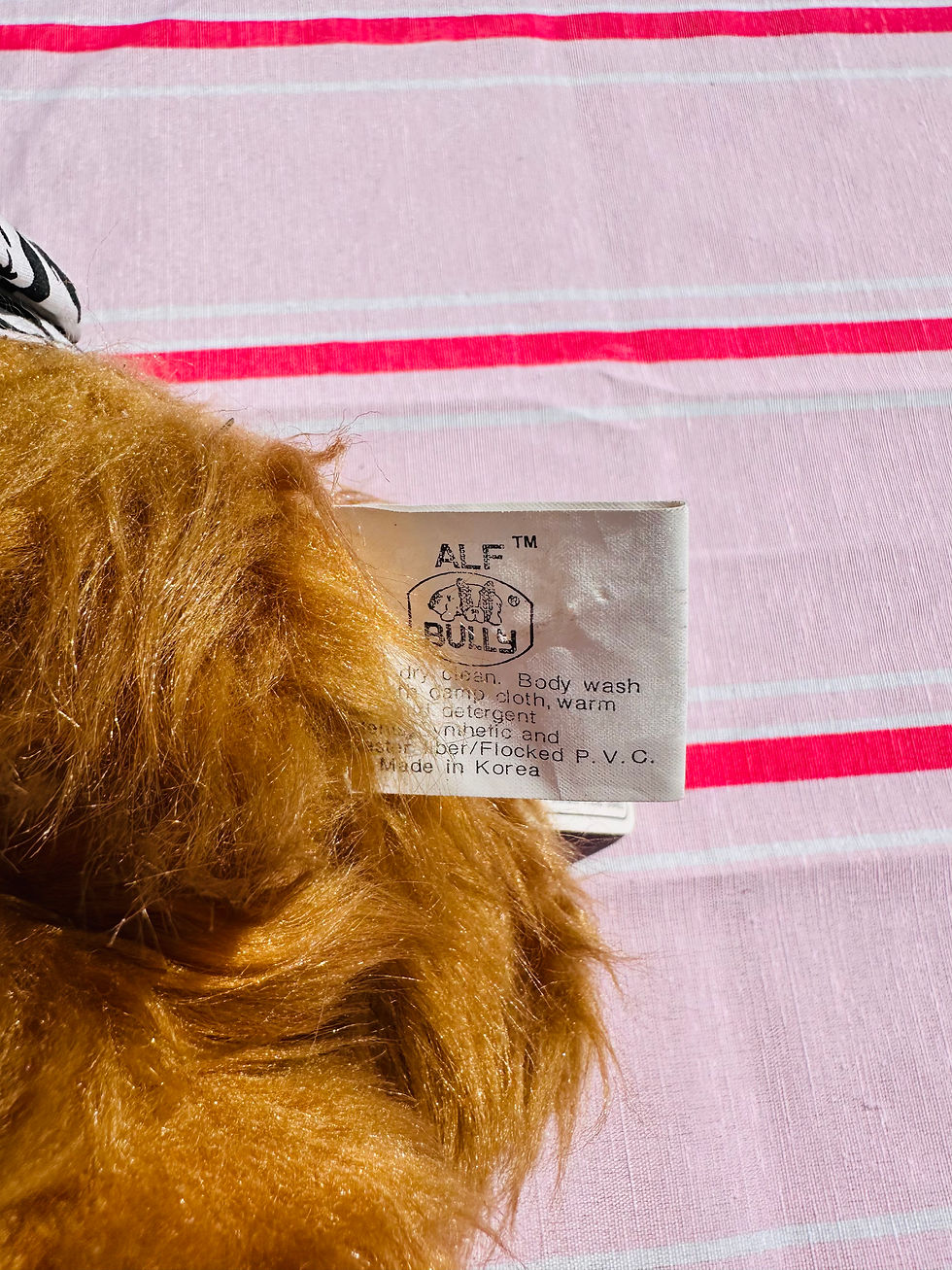 Miniature : Peluche ALF collector vintage 