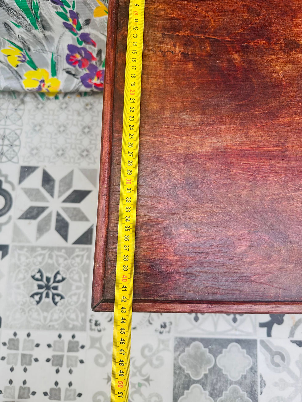 Miniature : Table d'appoint bois vintage