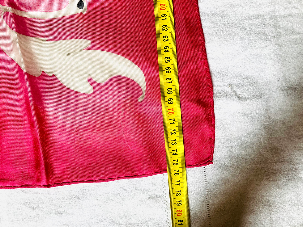 Miniature : Foulard vintage signé