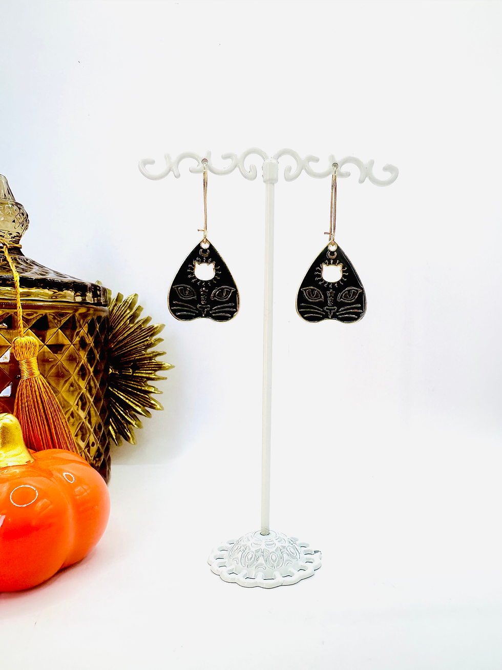 Miniature : Boucles d'oreilles chat dark #2