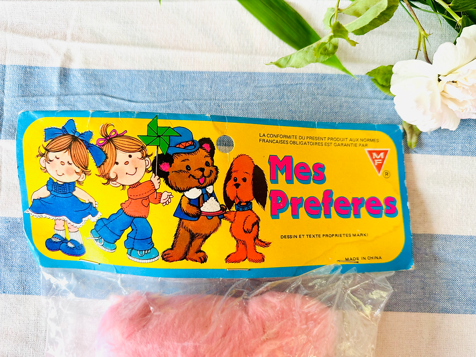 Miniature : Peluche ours rose vintage 🐻🩷