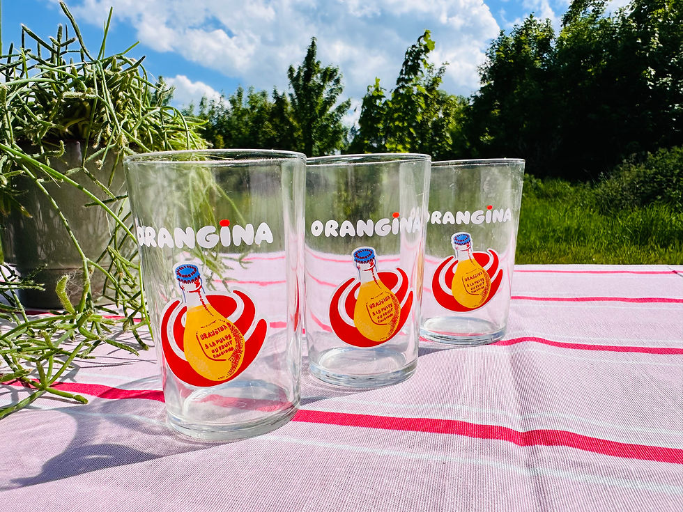Miniature : Verres Orangina