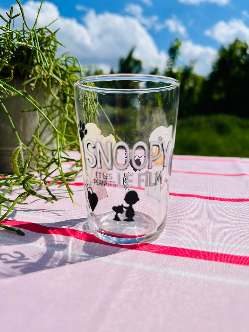 Miniature : Verre Snoopy