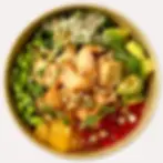 Poke Bowl z Łososiem Pieczonym