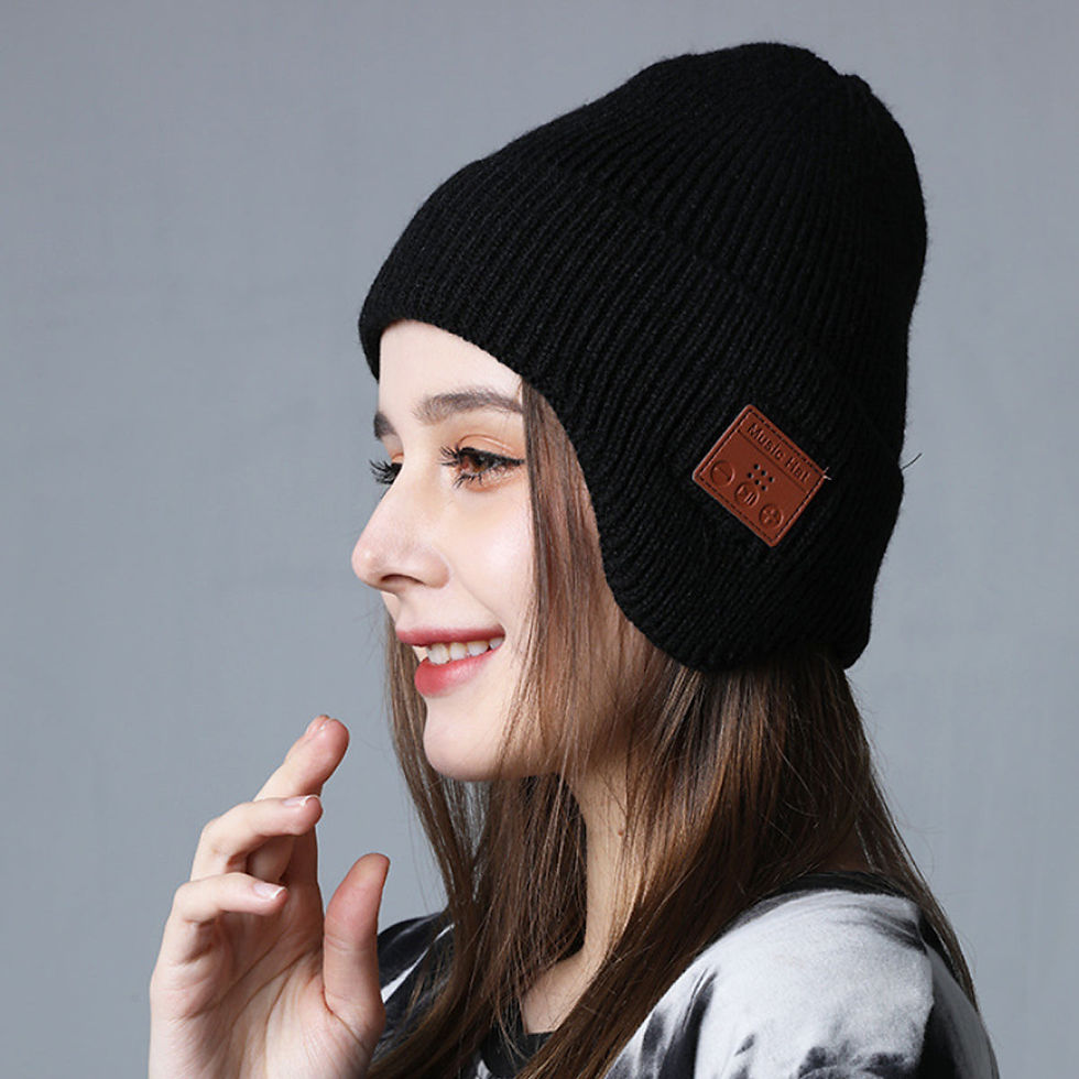 Miniatura: Musical Beanie Hat With Ear Muff and Bluetooth