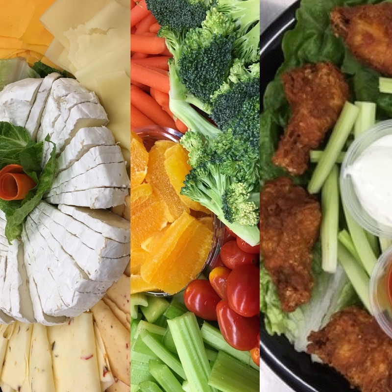 Arranged Food and Objects