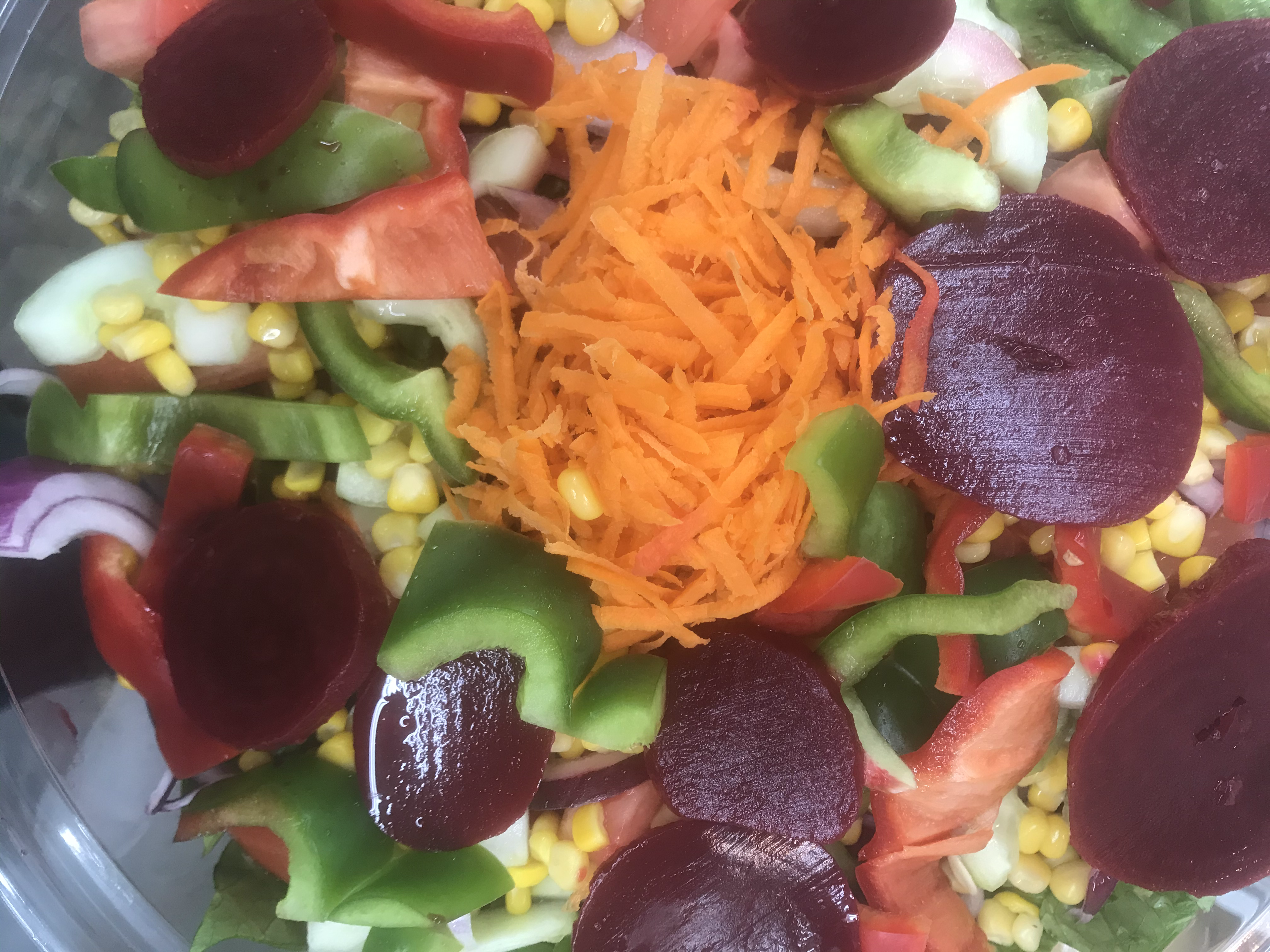 Arranged Food and Objects