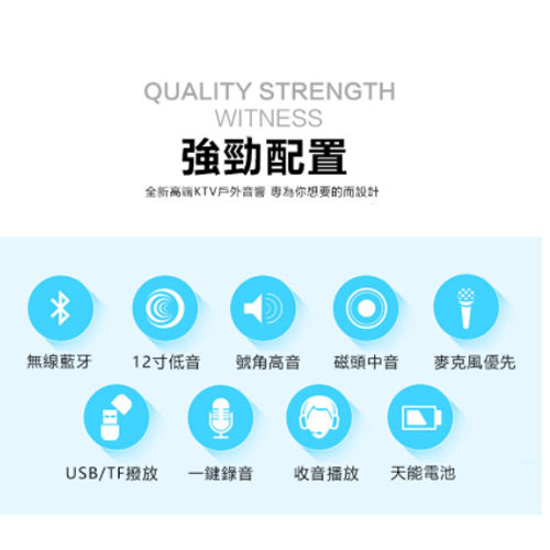 縮圖：Danms 丹嘜仕 MV8891 拉桿式 行動式 卡拉OK 點歌機 伴唱機+麥克風