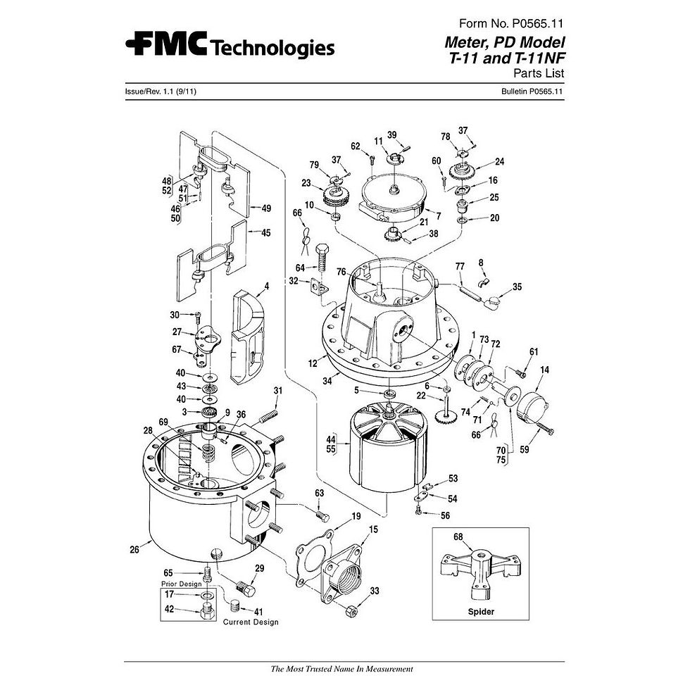 Miniatura: 005004-001 Smith Meter T-11 - All Iron