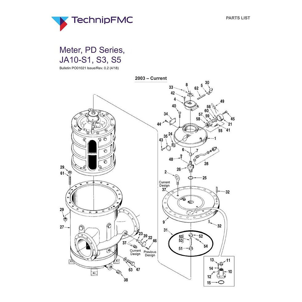 Miniatura: 641997-402 JA10 - Nut, Rotor Shaft