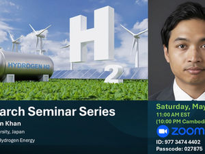 Please Join Us for a Weekly Seminar by Dr. Sovann Khan